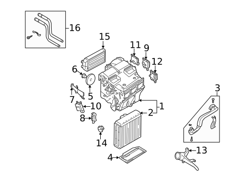 Condenser, Compressor & Lines for 2001 Audi Allroad Quattro #1