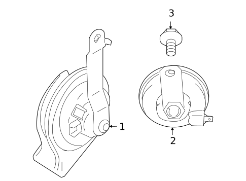 Horn for 2010 Mitsubishi Eclipse #0