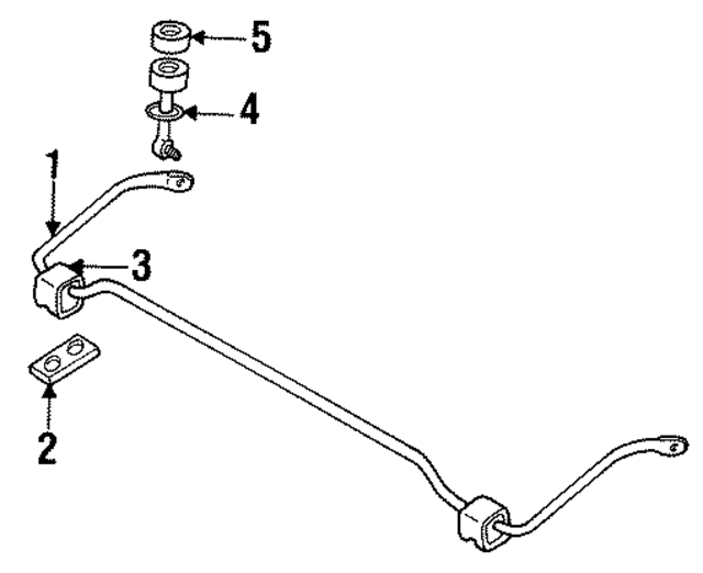 4582820 - Suspension: Suspension Stabilizer Bar Link Bushing for Mopar Image