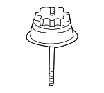 5193133170 - Body: Spare Tire Retainer for Toyota: Solara Image