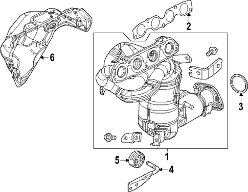 Exhaust Manifold for 2025 Mazda CX-90 #0