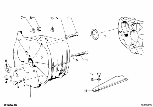 23111233847 - : Transmission Housing      for BMW-Motorrad Image