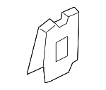 1J0880288 - Body: Upper Center Pillar Trim Retainer Nut for Volkswagen Image