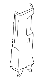 5C686729182V - Body: Lower Center Pillar Trim for Volkswagen Image