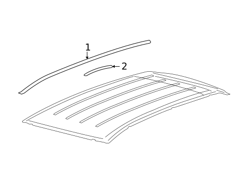 Roof Trim for 2013 Lincoln MKX #0