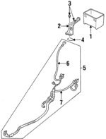 12157116 - Electrical: Cable Assembly for Buick: Regal | Chevrolet: Lumina, Monte Carlo Image