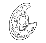 2474233500 - Brakes: Splash Shield for Mercedes-Benz Image