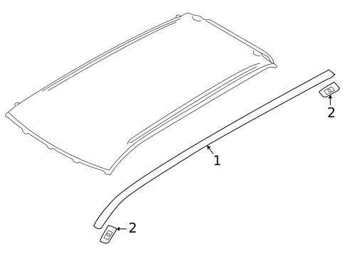 Exterior Trim - Roof for 2025 Mitsubishi Outlander PHEV #0
