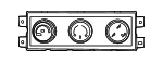 55111313AC - HVAC: Heater &amp; AC Control for Chrysler: Town &amp; Country | Dodge: Grand Caravan, Journey | Ram: C/V Image