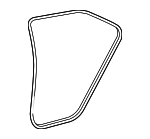 6233102270 - Body: Weather-strip On Body for Toyota: Corolla Image