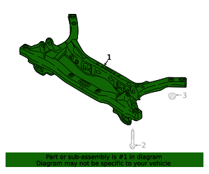 55410-AABA0 - High-Quality Suspension Subframe Crossmember for 2021