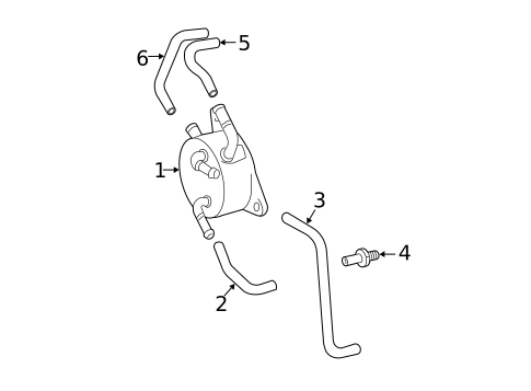 Trans Oil Cooler for 2010 Toyota Camry #0