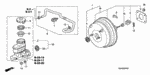 46407S84A01 - Chassis: CLAMP, TUBE for Honda Image