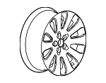13354428 - Suspension: Wheel, Alloy for Buick: Regal Image