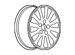 9598631 - Suspension: Wheel, Alloy for Buick: LaCrosse, Regal Image