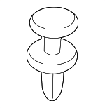 91560SYAJ01 - Body: Cover Assembly Clip for Honda: Accord, Accord Crosstour, CR-V, CR-Z, Crosstour, Element, Fit, Insight, Odyssey, Pilot Image