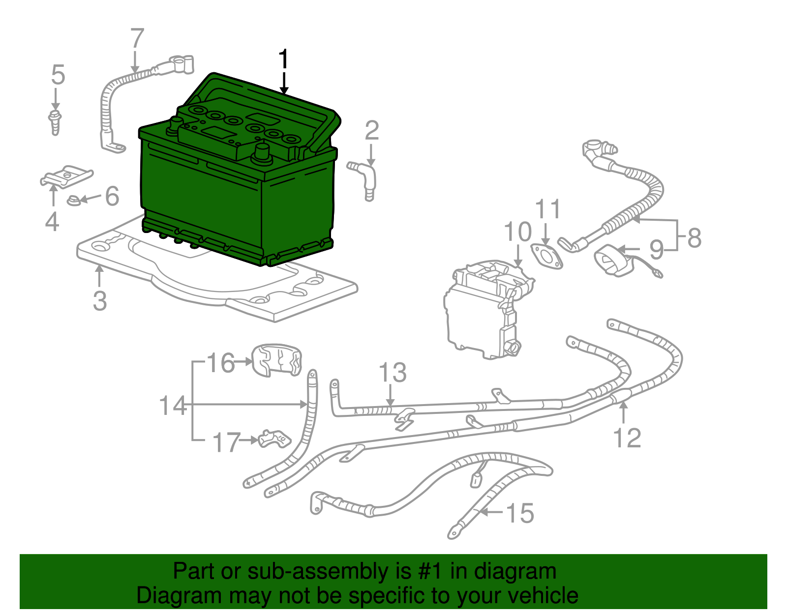 Vehicle Battery - Porsche (9A7-915-105-D)