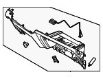 84760DW500CTT - Body: Glove Box Housing for Kia Image