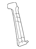 20869010259B70 - Body: Lock Pillar Trim for Mercedes-Benz Image