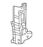 63130T20305ZZ - Body: Hinge Pillar Reinforced for Honda Image