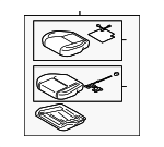 714103K561B0 - Body: Cushion Assembly for Lexus: GS300, GS430 Image