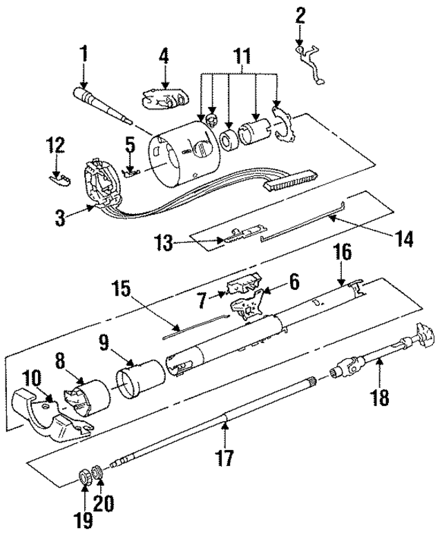 J8133541 - Steering: Lock Lever for Mopar Image