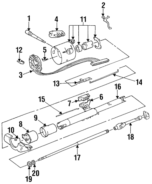 Ignition Lock for 1988 Jeep Grand Wagoneer #0