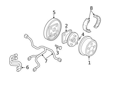 Brake Components for 1999 Chevrolet Venture #0