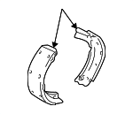 19152686 - Brakes: Brake Shoes for GM Image