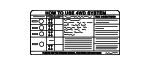 990757S110 - Body: Info Label for Nissan: Armada, Pathfinder, Pathfinder Armada, TITAN, TITAN XD Image