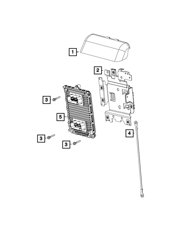68331184AA - Electrical: Engine Controller Module for Mopar Image image