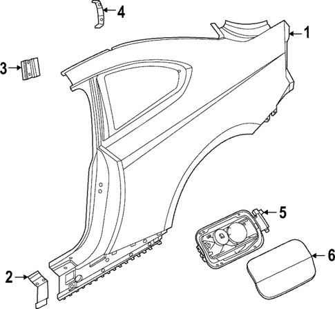 Quarter Panel & Components for 2025 BMW 230i #0