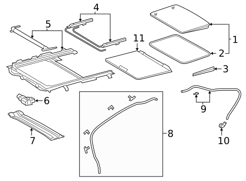 Sunroof for 2025 Toyota Corolla Cross #1