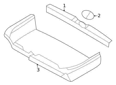 Interior Trim - Rear Body for 2007 Hyundai Entourage #0