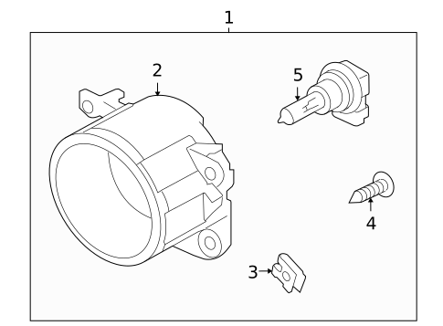Fog Lamps for 2011 Mitsubishi Endeavor #0