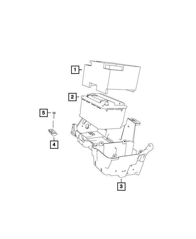 BBH7F001AA - Electrical: Storage Battery, Us for Mopar Image image
