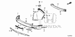9390325220 - Interior/Bumper: SCREW, TAPPING (5X12) for Honda Image