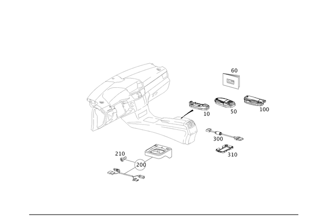 2128200251 - Telephony: Mount for Mercedes-Benz: B Electric Drive, B250e, C250, C300, C350, CLS400, CLS550, CLS63 AMG, CLS63 AMG S, E250, E350, E400, E550, E63 AMG, E63 AMG S, GL350, GL450, GL550, GL63 AMG, GLE300d, GLE350, GLE400, GLE43 AMG, GLE450 AMG, GLE550e, GLE63 AMG, GLE63 AMG S, GLK250, GLK350, GLS350d, GLS450, GLS550, GLS63 AMG, Maybach S550, Maybach S560, Maybach S600, Maybach S650, ML250, ML350, ML400, ML550, ML63 AMG, S450, S550, S550e, S560, S600, S63 AMG, S65 AMG, SL400, SL450, SL550, SL63 AMG, SL65 AMG Image