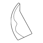 LR136909 - Body: Finish Molding for Land Rover: Range Rover Evoque Image