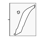 LR136889 - : Wheel Opening Molding for Land-Rover Image