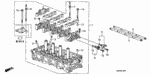 12100RBC000 - Engine: CYLINDER HEAD ASSY. for Honda Image