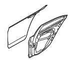 77004G9001 - : Door Shell for Genesis: G70 Image