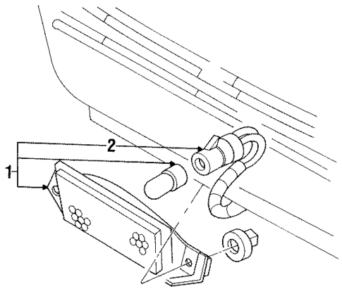 Side Marker Lamps for 1996 Oldsmobile 98 #1