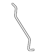 813F1KL000 - Body: Handle Rod for Hyundai: Ioniq 6 Image