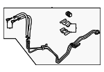 25470T6150 - Cooling System: Automatic Transmission Oil Cooler Hose Assembly for Genesis: GV80, GV80 Coupe Image