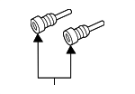 25485B1000 - Cooling System: Cooler Pipe Connector for Hyundai Image