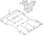 85B863829A - Body: Sound Absorber for Audi: Q6 e-tron, SQ6 e-tron Image