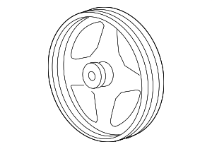 STP362 - Steering: Motorcraft™ Power Steering Pump Pulley for Ford Image