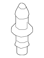 3B0955875 - Wiper &amp; Washer: Windshield Washer Hose Connector for Audi Image