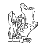 68545625AB - Engine: Mount Bracket for Mopar Image